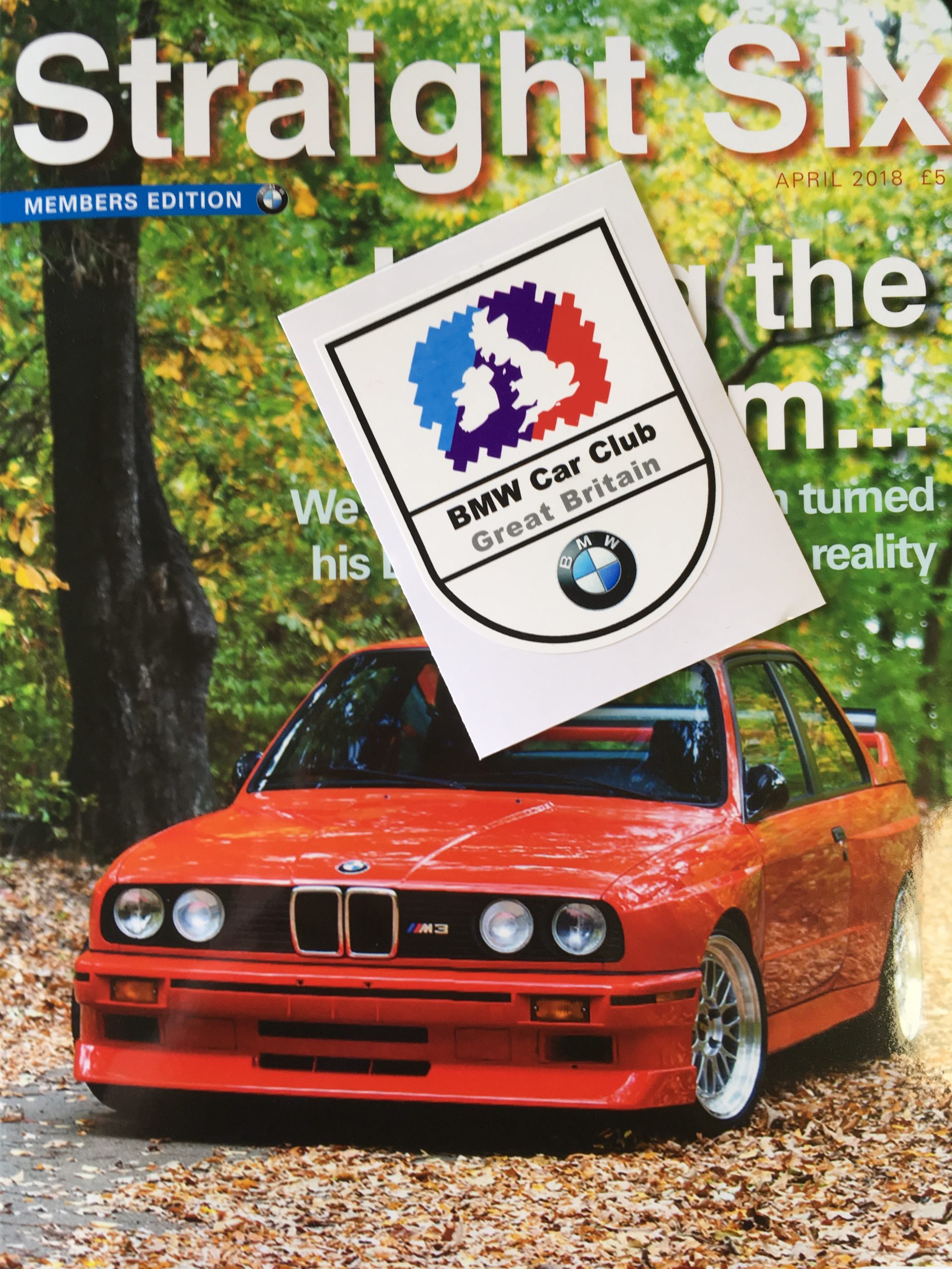 BMWCC Club Sticker Shield Sticker - BMW Car Club GB