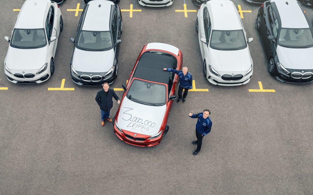 Three million BMWs made in Leipzig.