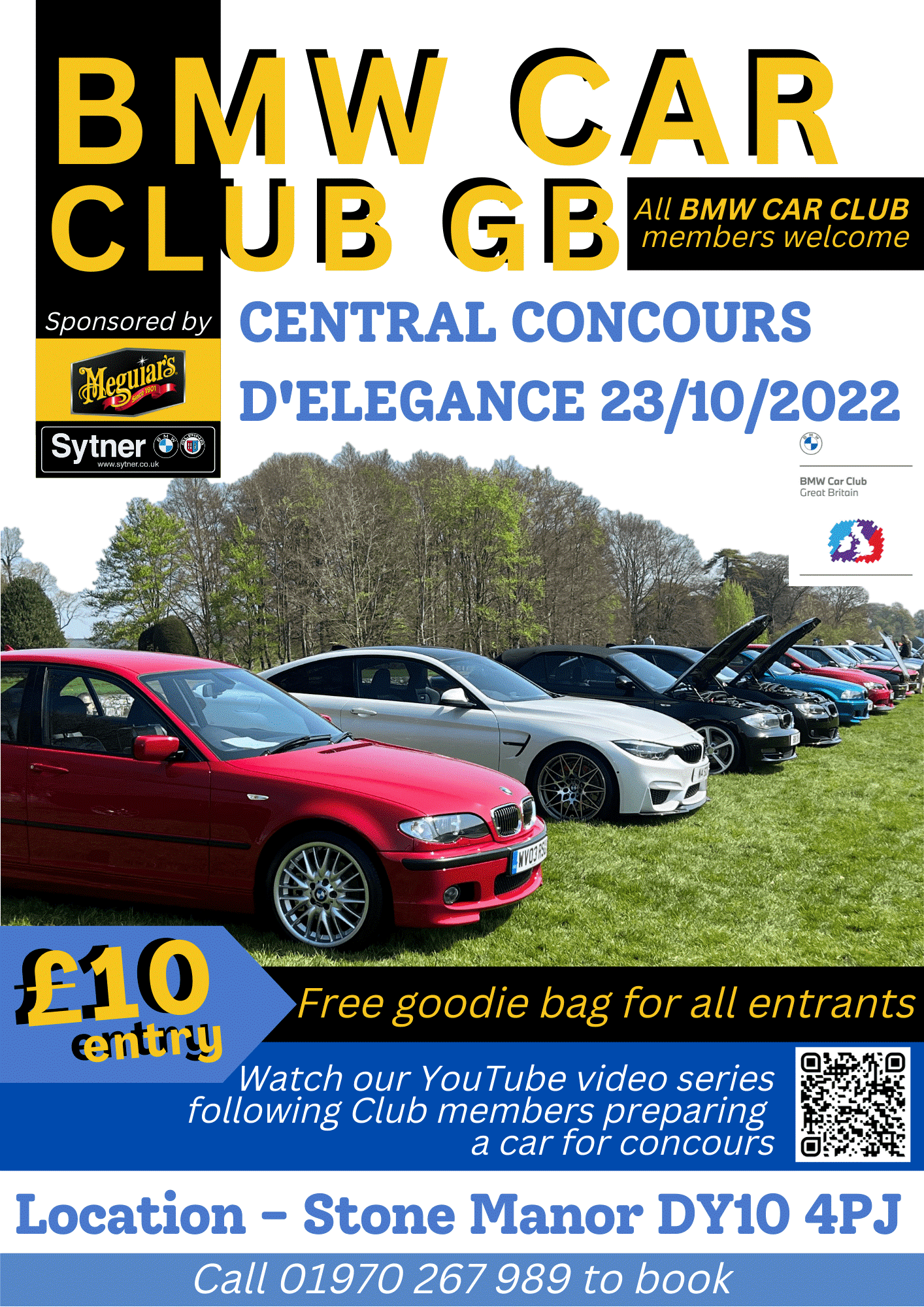 concours flyer - BMW Car Club GB