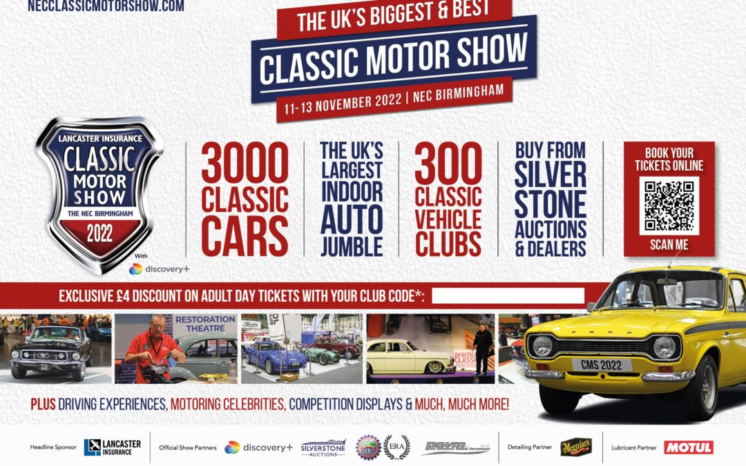 Lancaster Insurance Classic Motor Show, with Discovery+ 2022