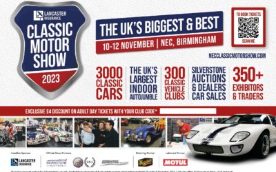 Lancaster Insurance Classic Motor Show – 10-12 November