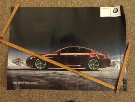 BMW Dealer showroom posters from the early 2000’s. All unused.