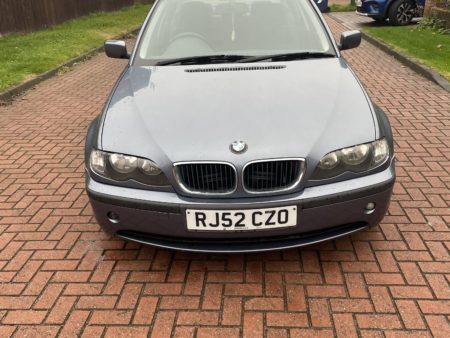 52 plate 320 diesel Blue BMW Saloon