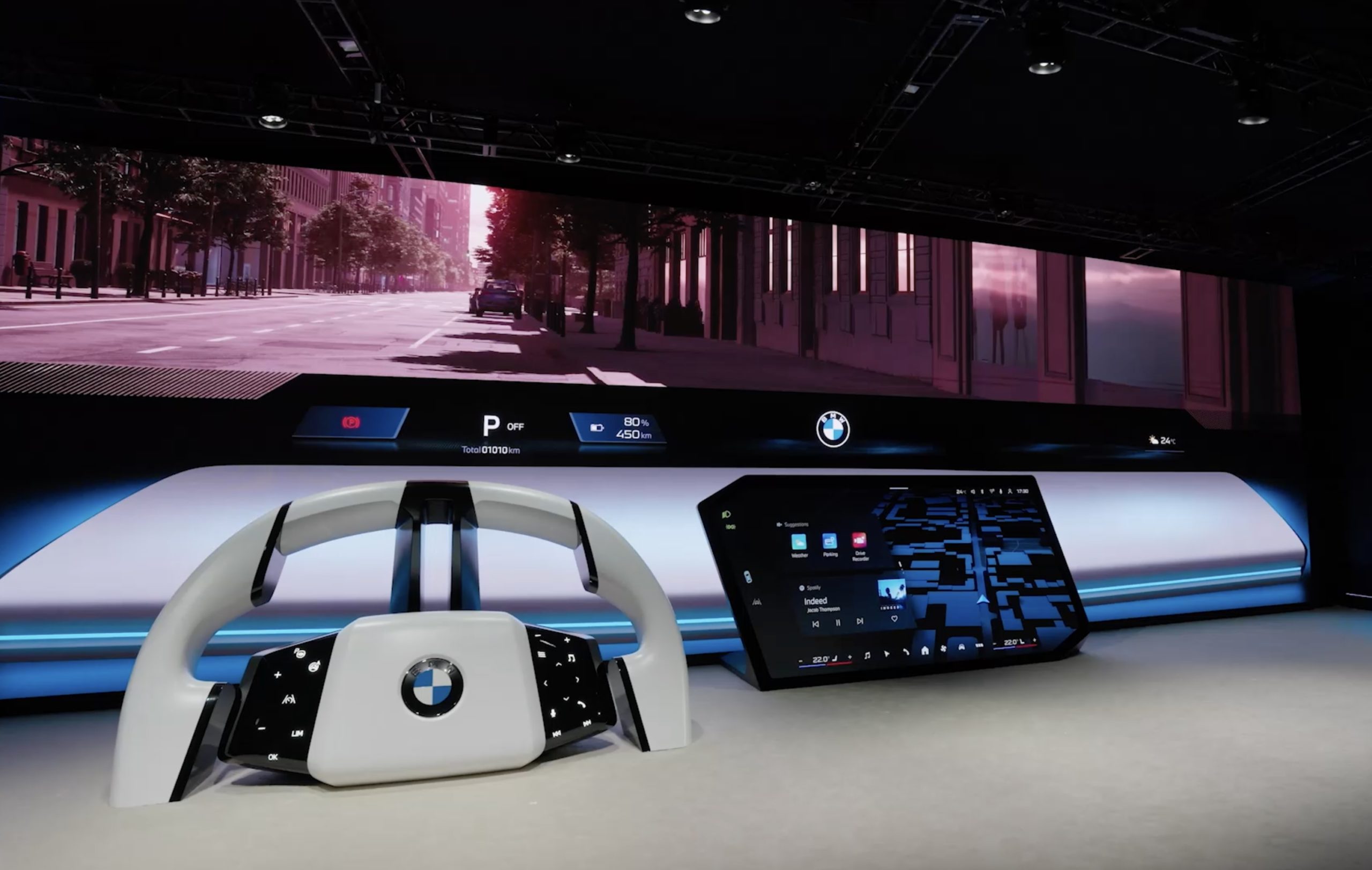 New BMW Panoramic iDrive revolutionises vehicle operation. Visionary