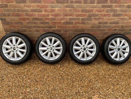 4 Original Mini Wheels with Winter Tyres - for Mini One or Mini Cooper